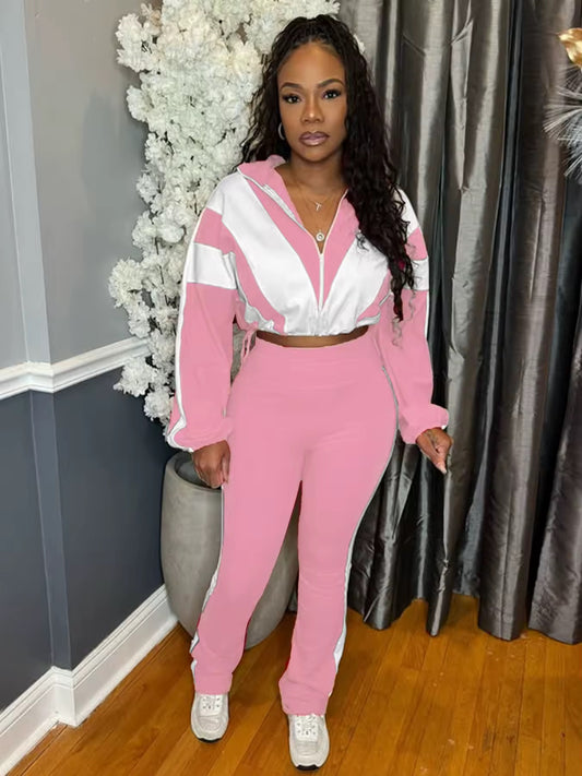 Cropped pants chill set