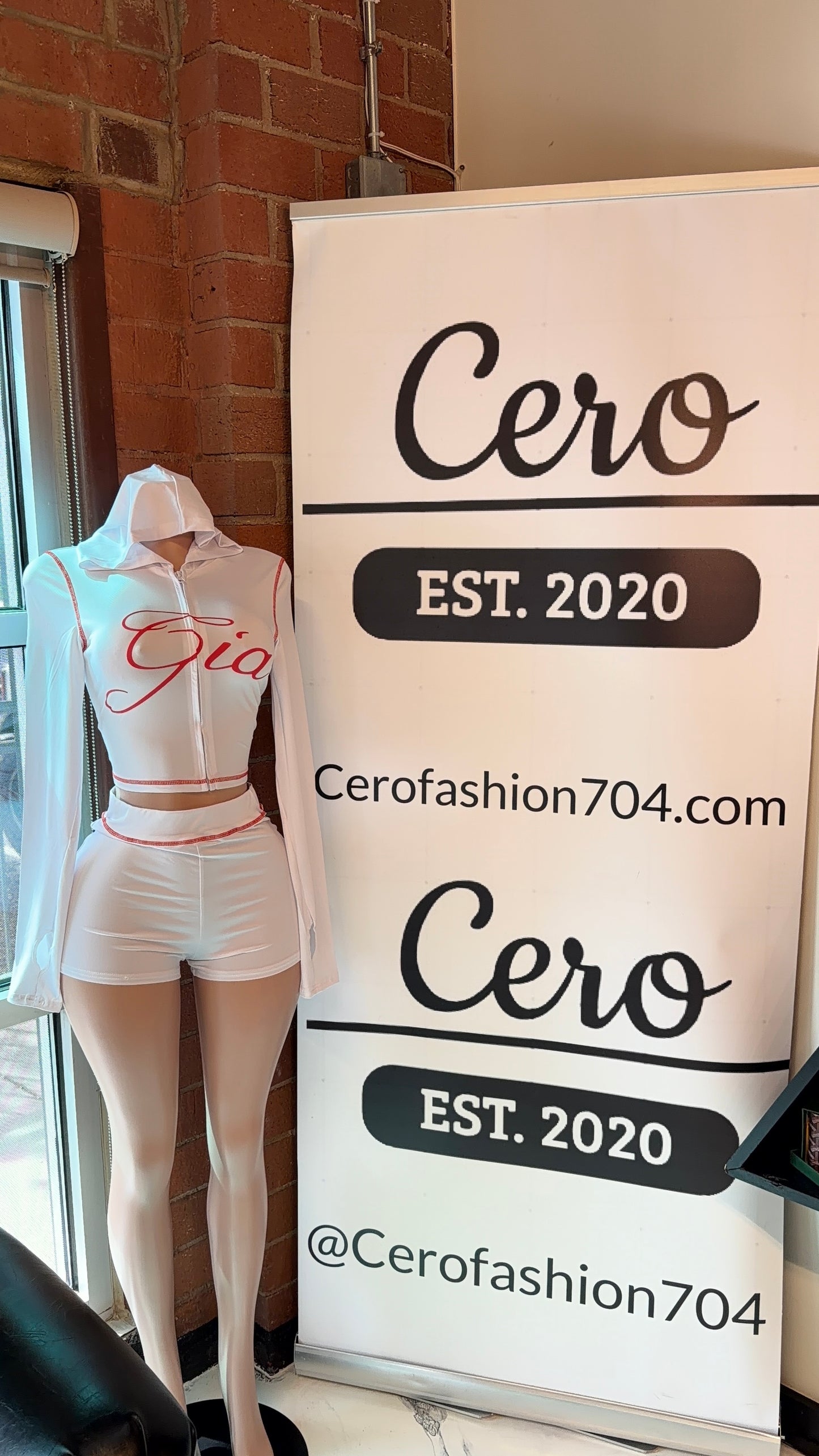 Gia hoodie shorts sets