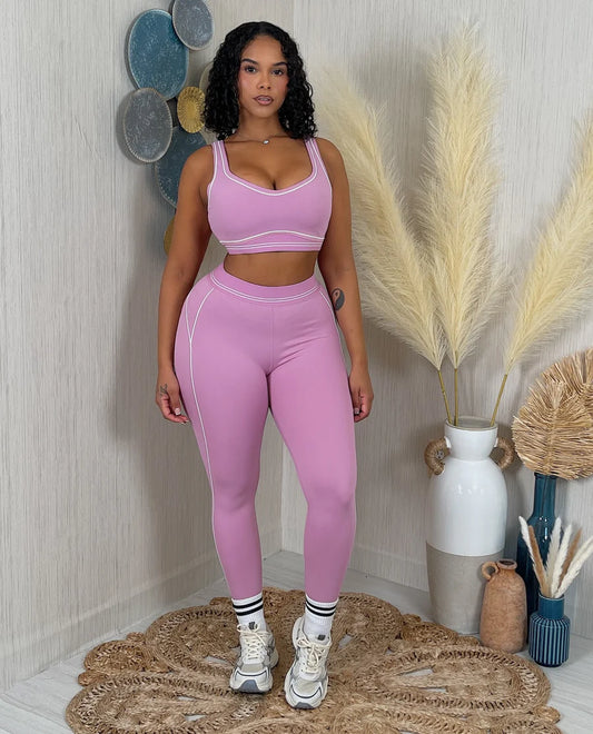 High compression leggings set
