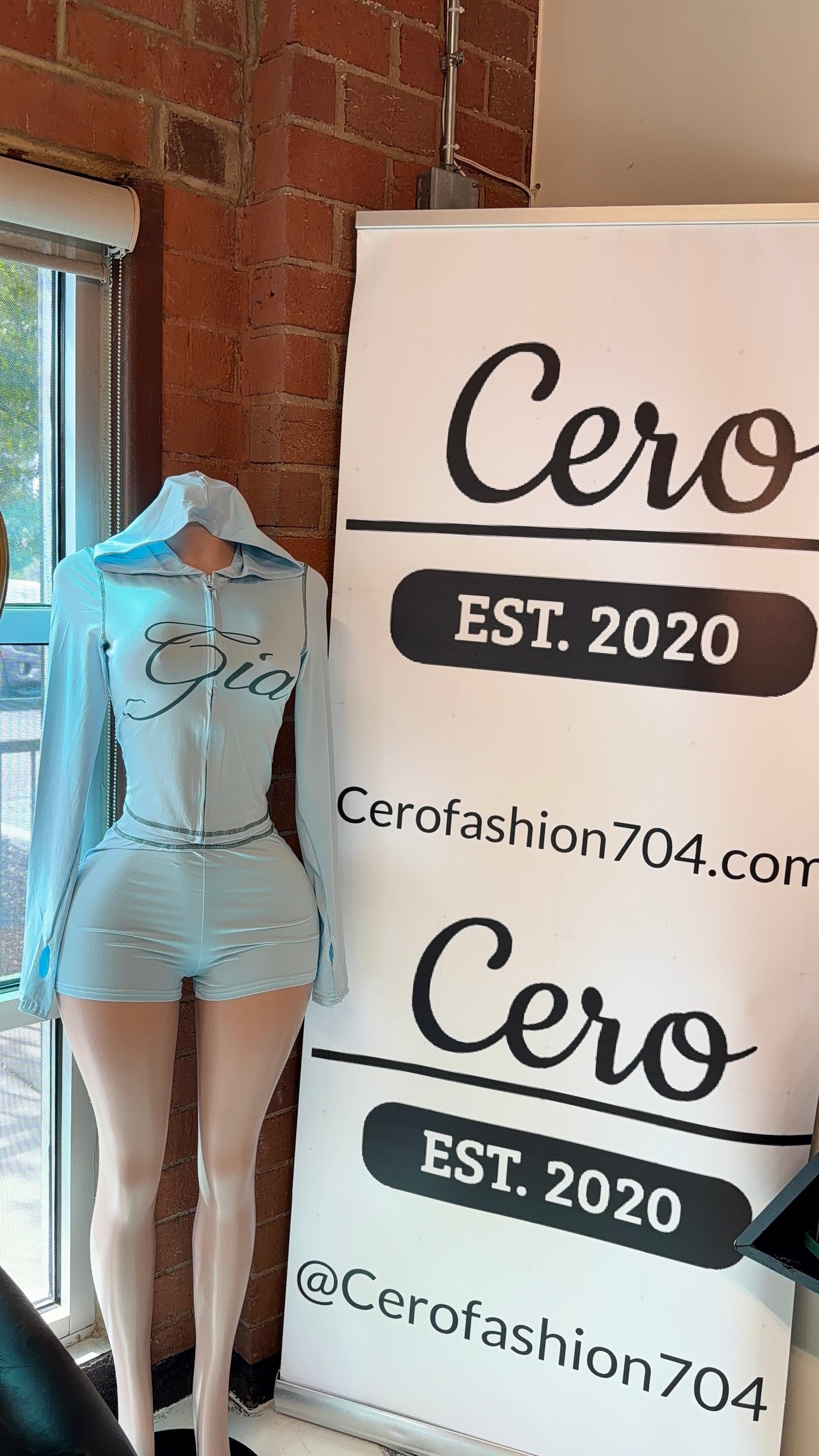 Gia hoodie shorts sets