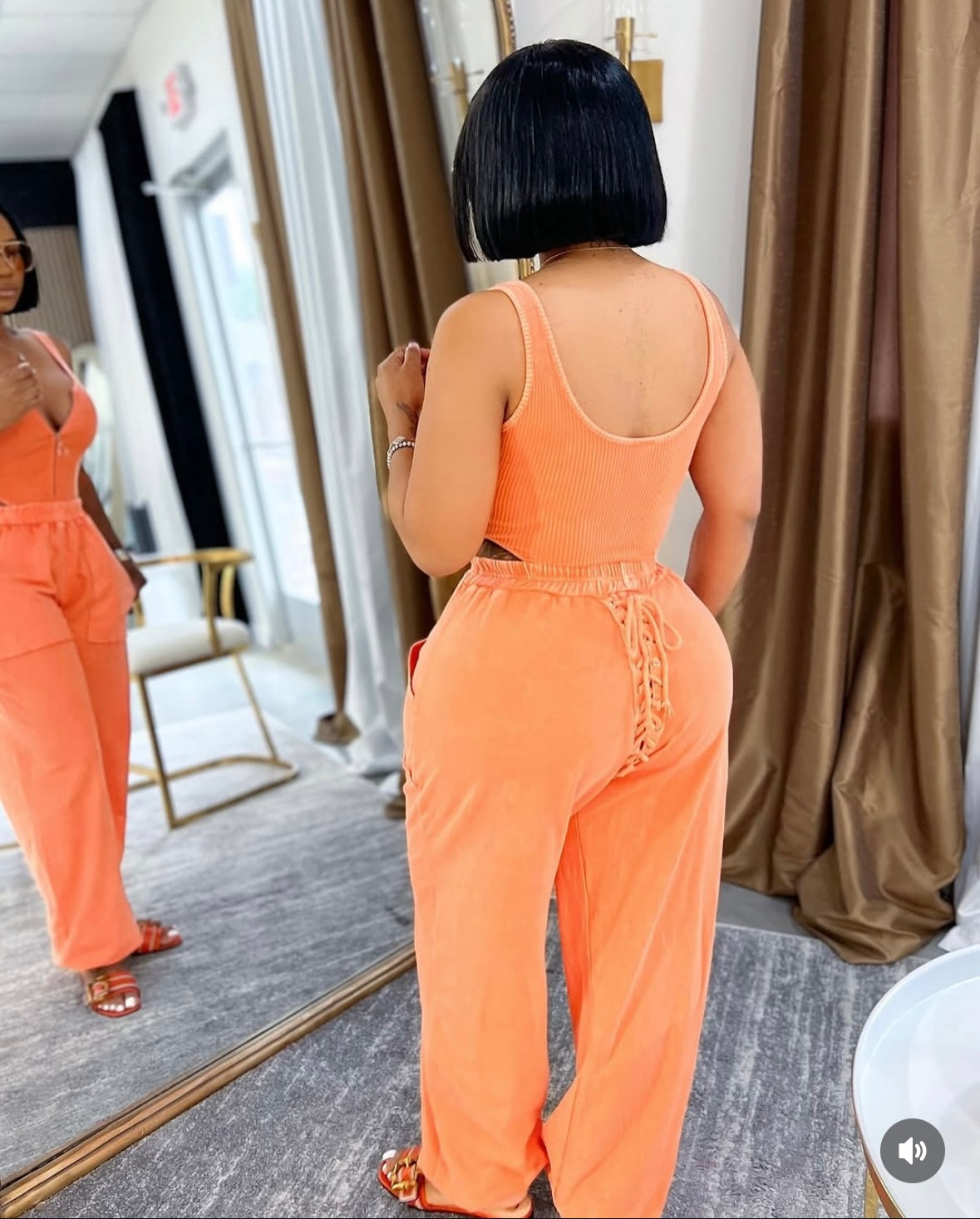 Mineral wash bodysuit set
