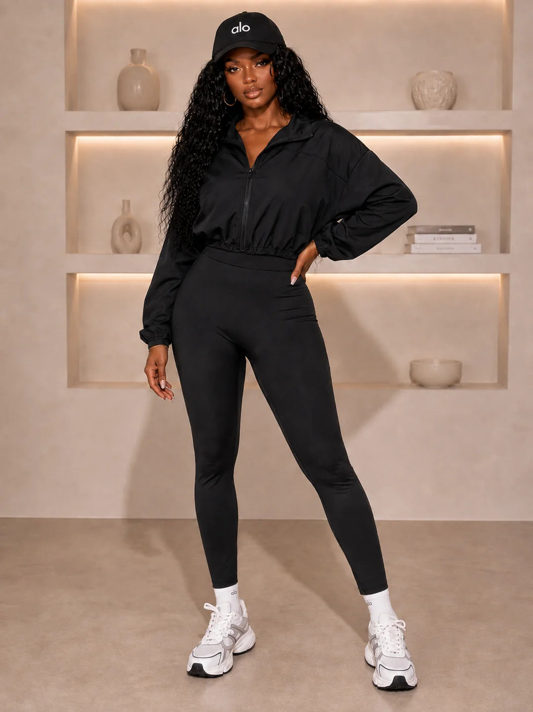 Cropped legging set
