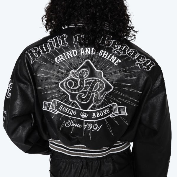 Built on legacy varsity jacket