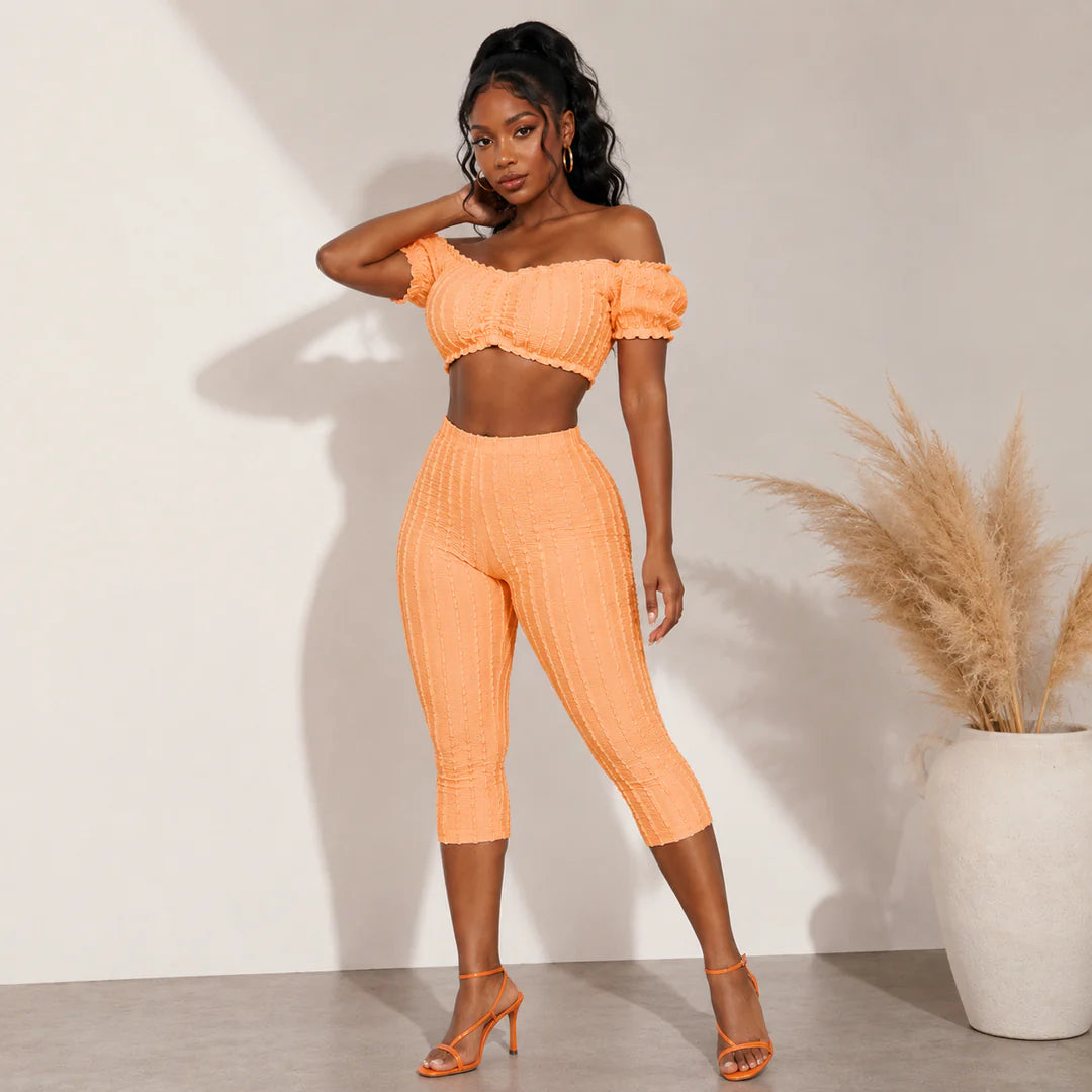 Sherbet ruffle set