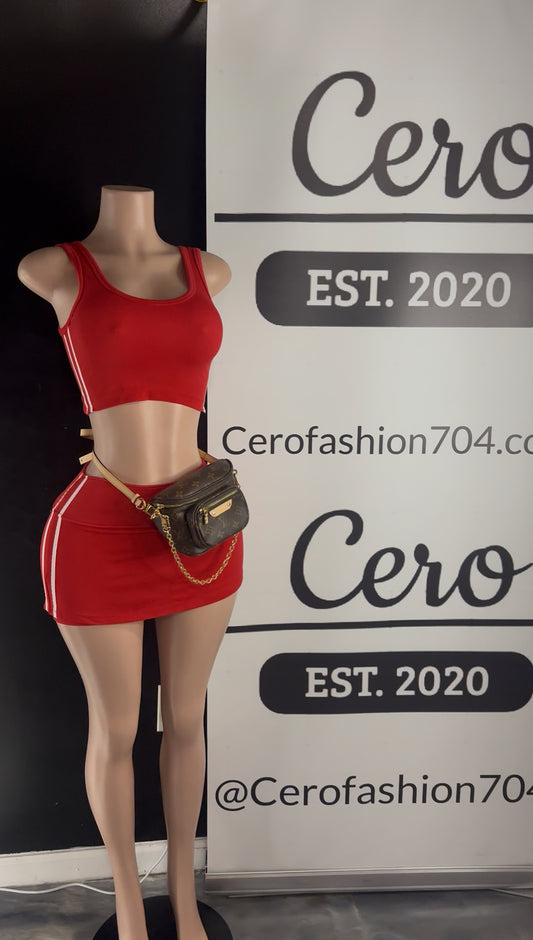 High compression skort set