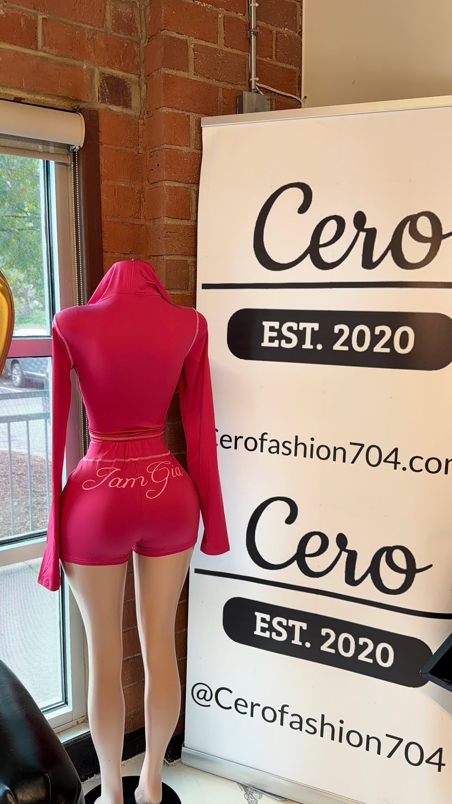 Gia hoodie shorts sets