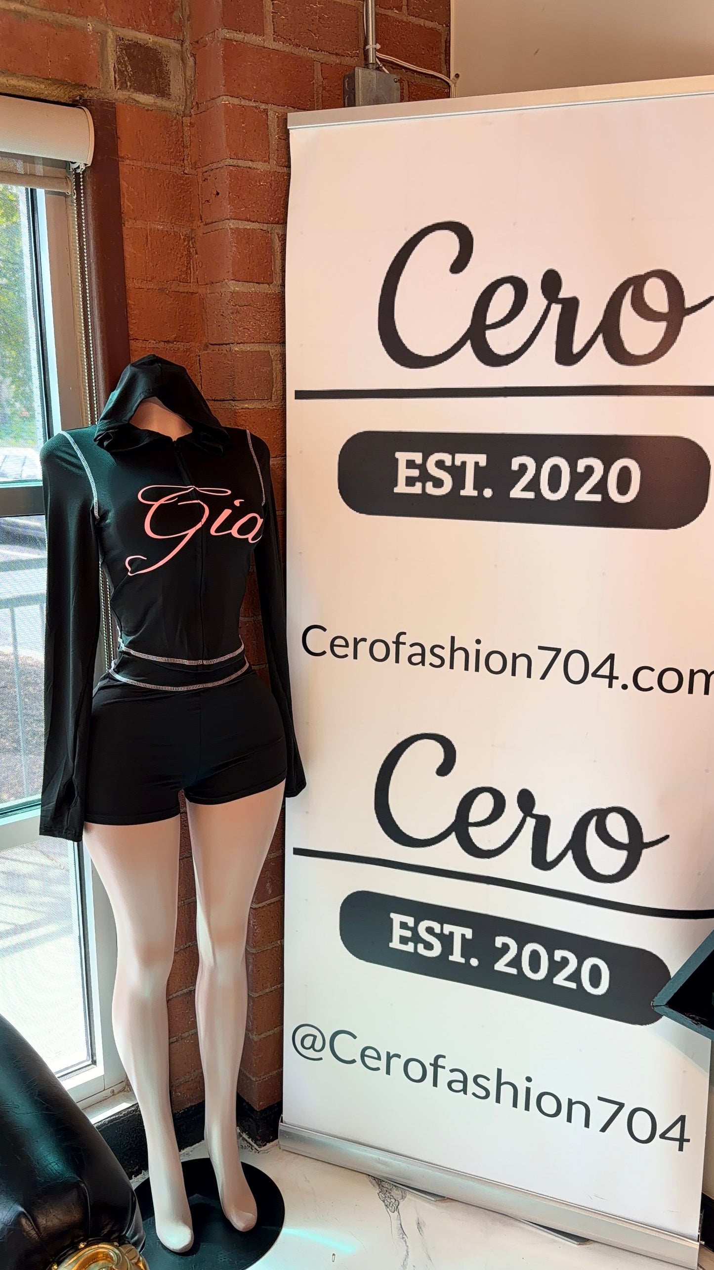 Gia hoodie shorts sets