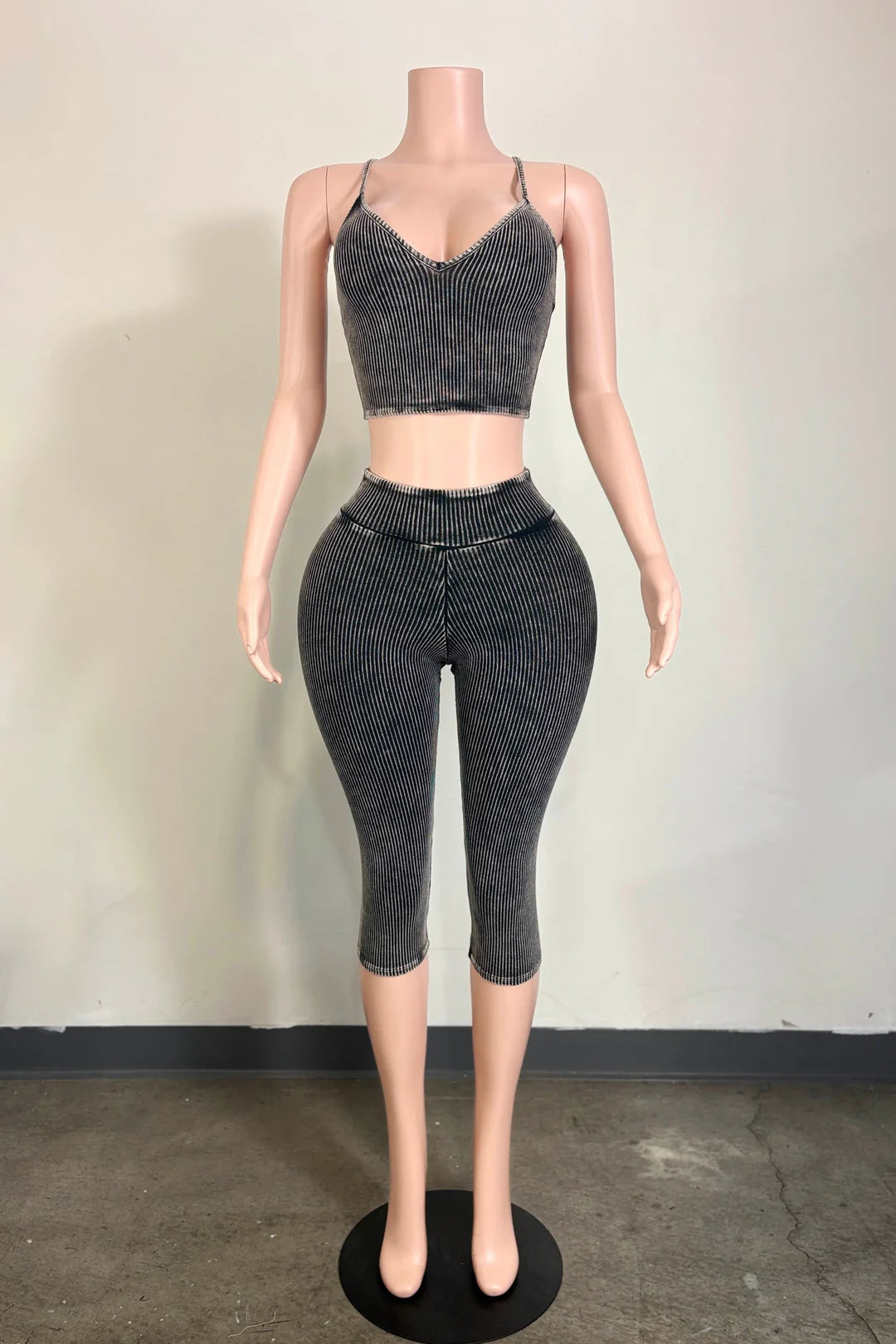 Mineral wash Tank top set
