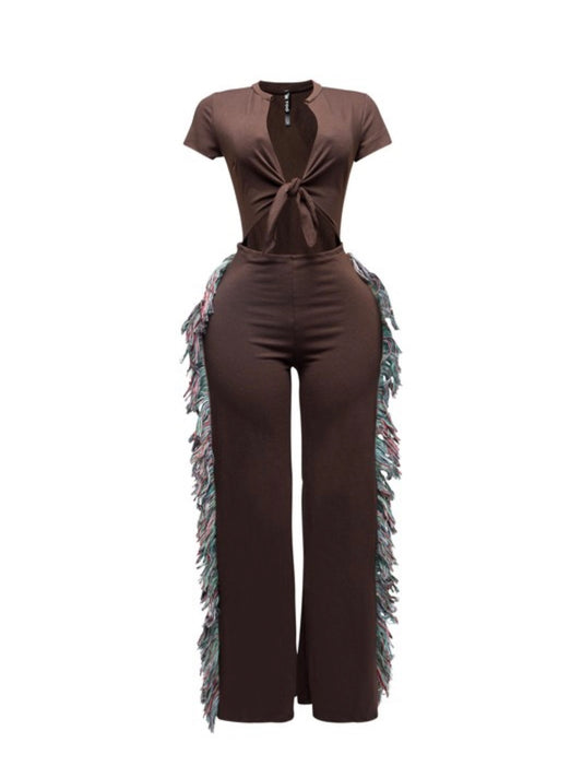Tassel jumpsuit