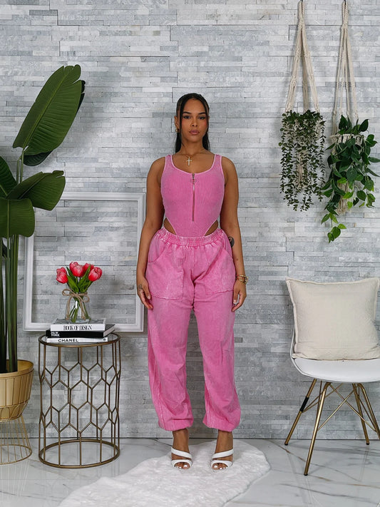 Mineral wash bodysuit set