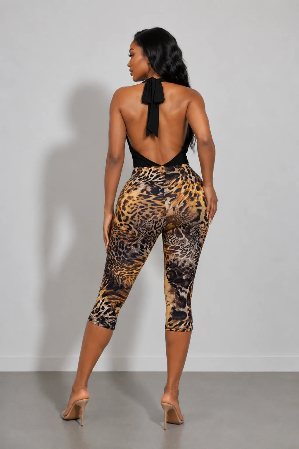Half and half romper