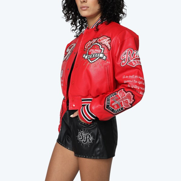 Built on legacy varsity jacket