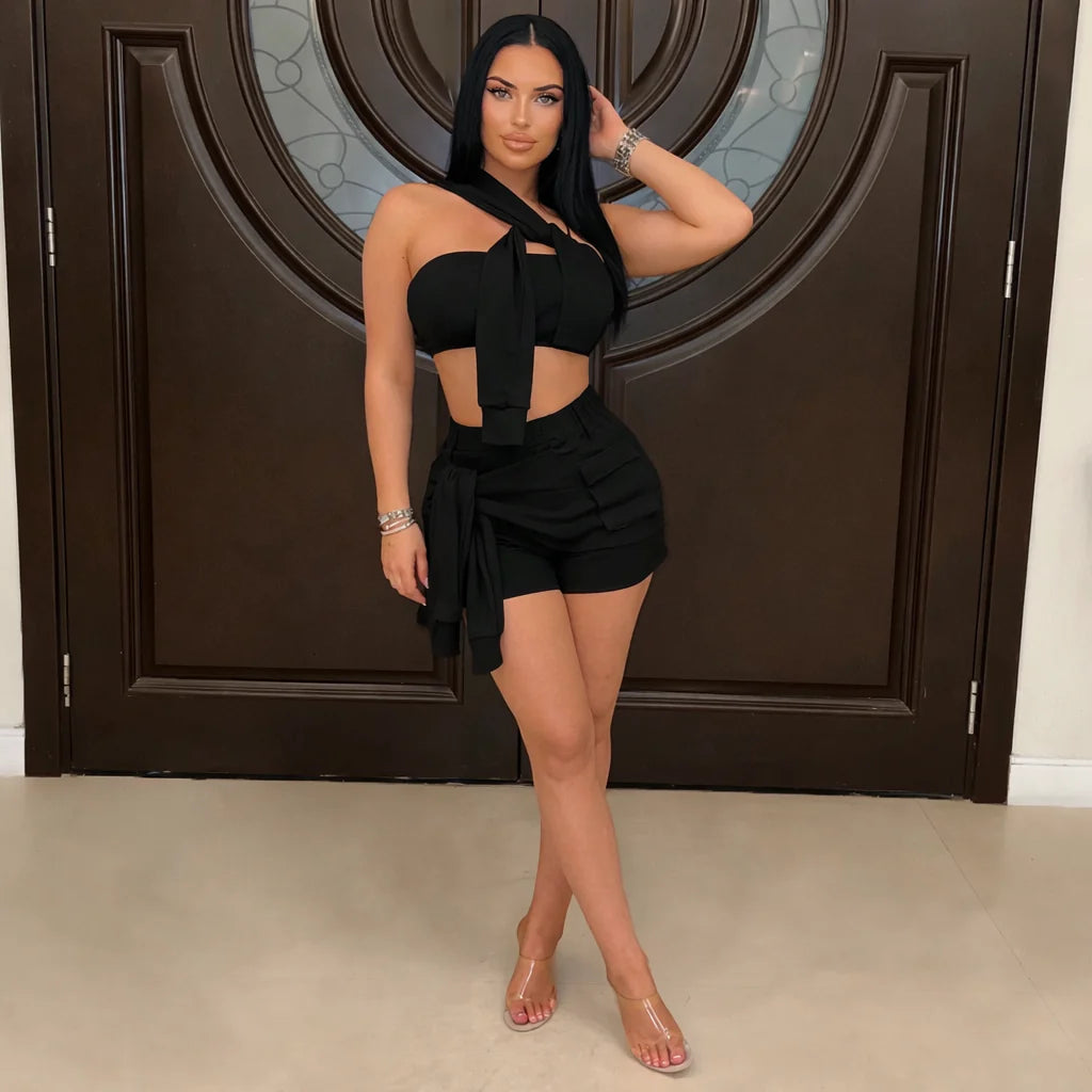 Sleeve short set