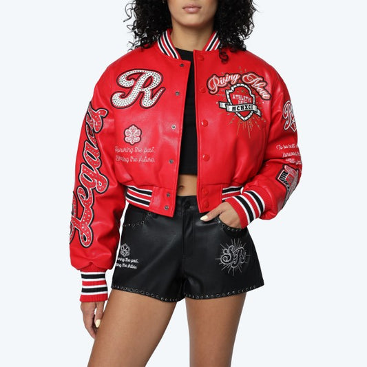 Built on legacy varsity jacket
