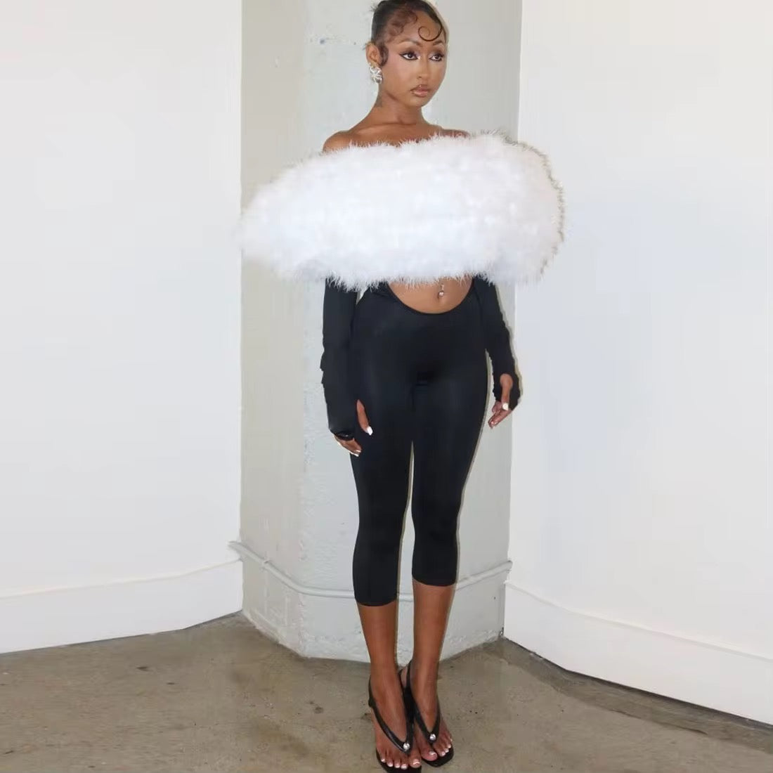 Cocktail capri jumpsuit