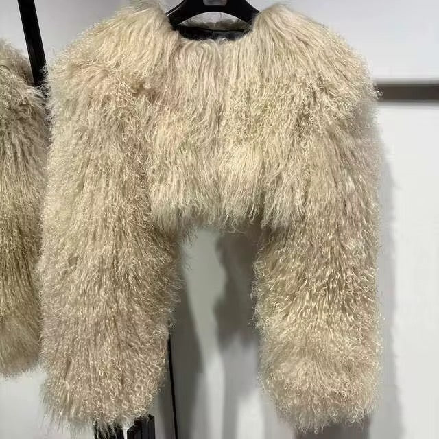 Mongolian fur jacket
