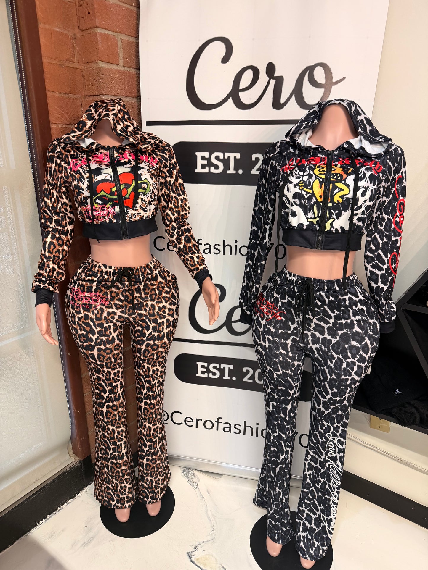 Ed Hardy cheetah set