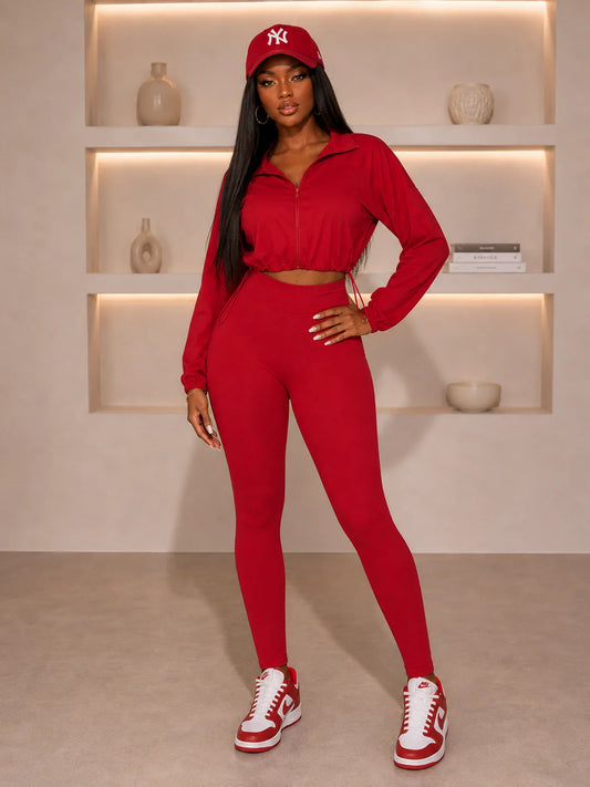 Cropped legging set
