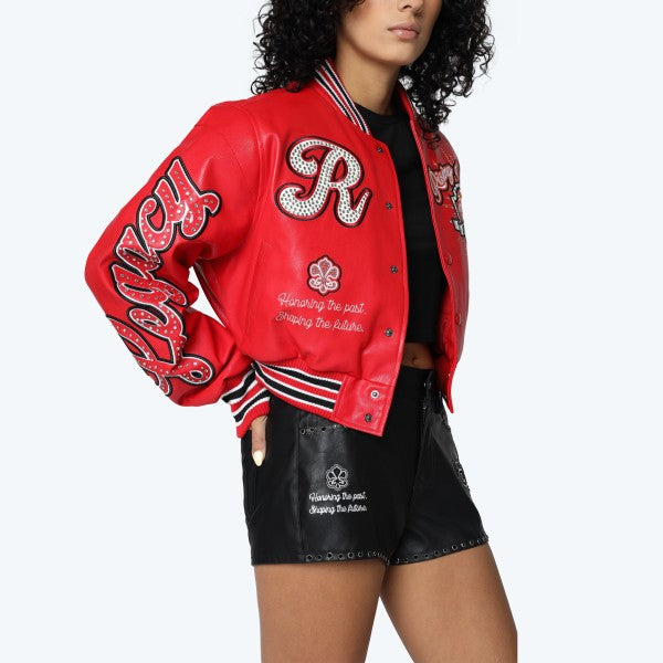 Built on legacy varsity jacket