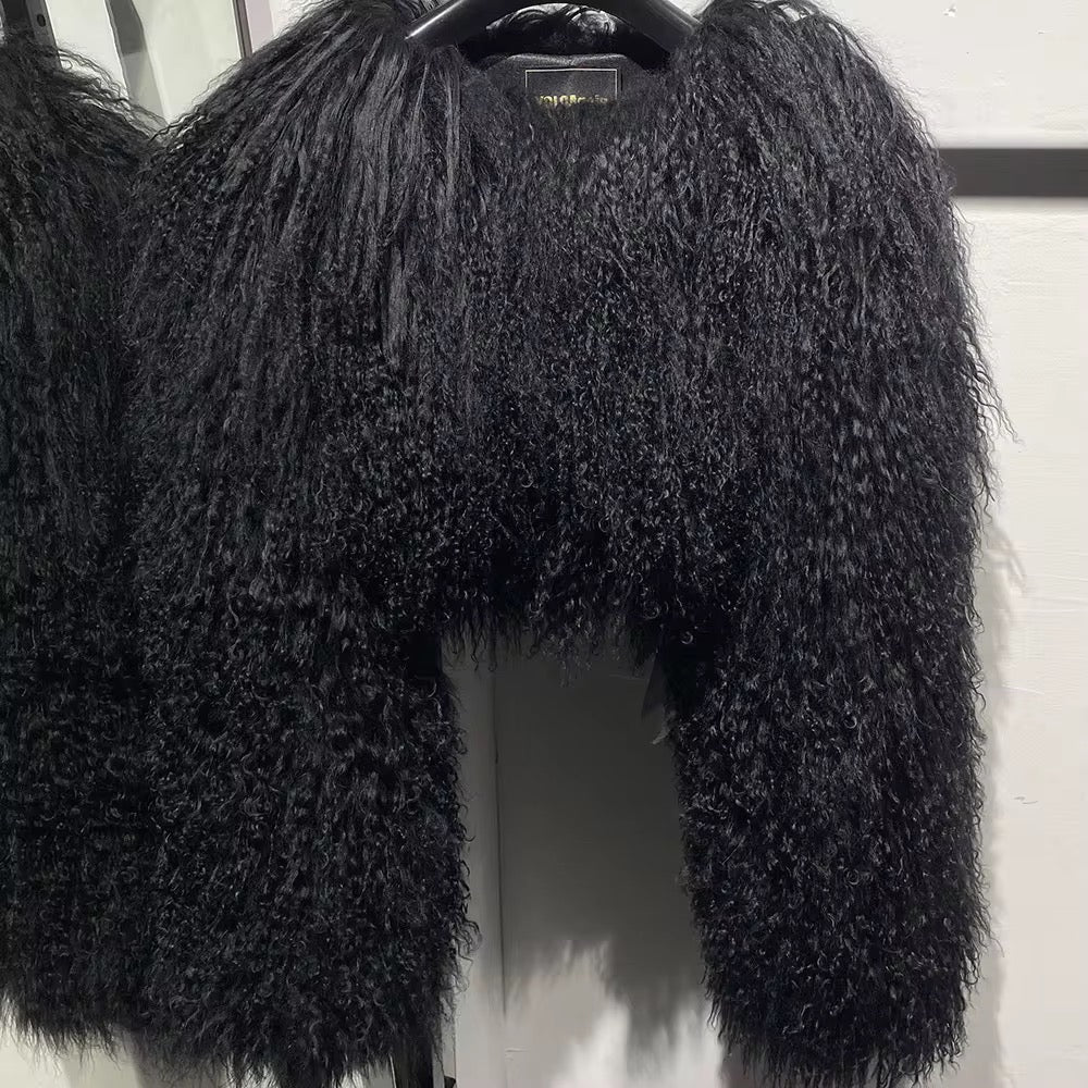Mongolian fur jacket