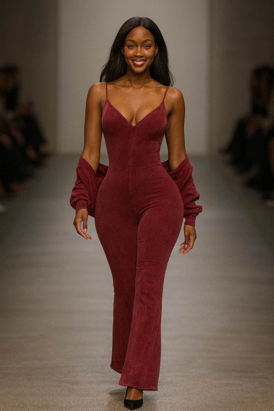 Mineral wash jacket and stack pants jumpsuit