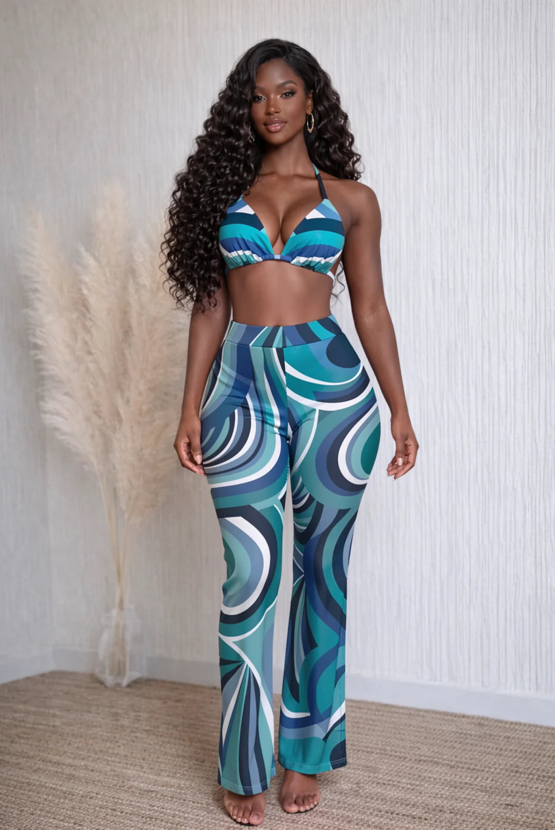 4 piece swimsuit set