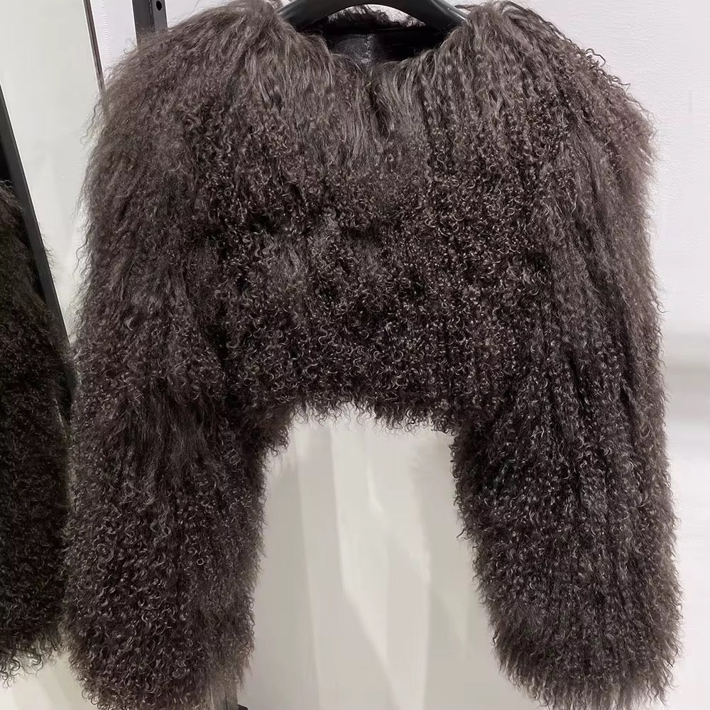 Mongolian fur jacket