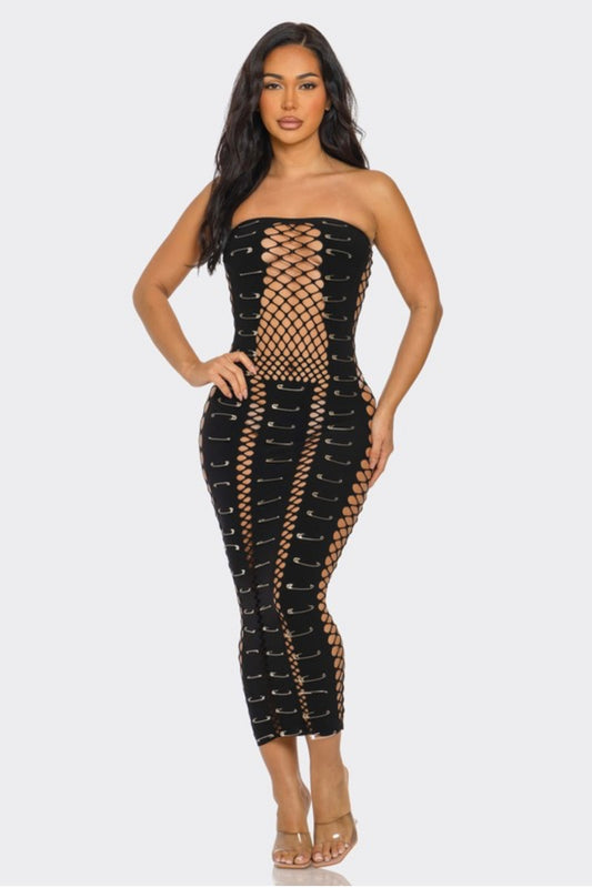 Pinned down dress