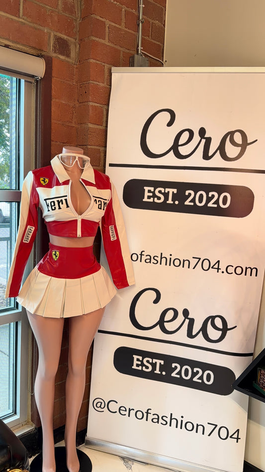 Ferrari skirt set