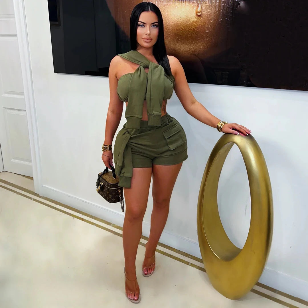Sleeve short set