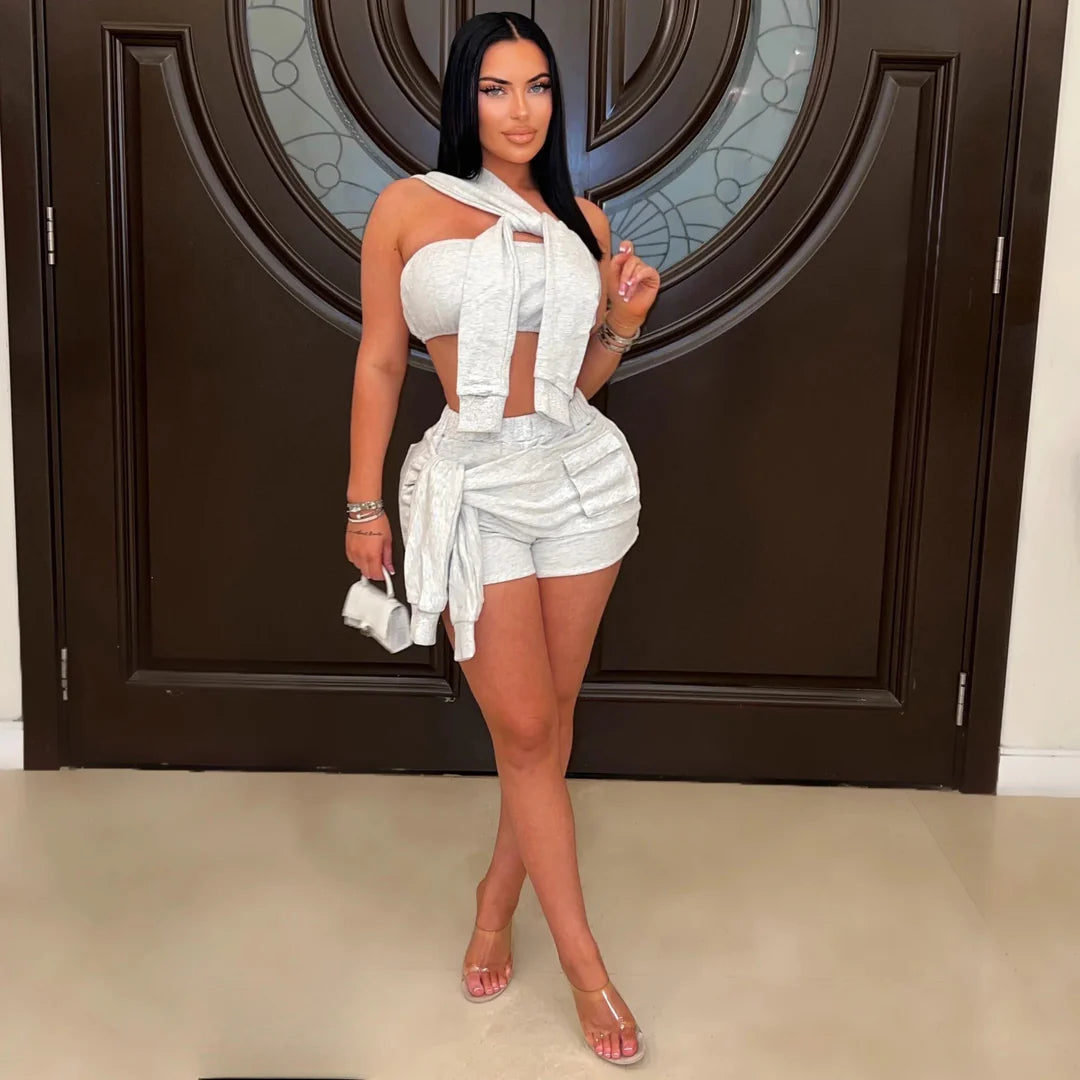 Sleeve short set