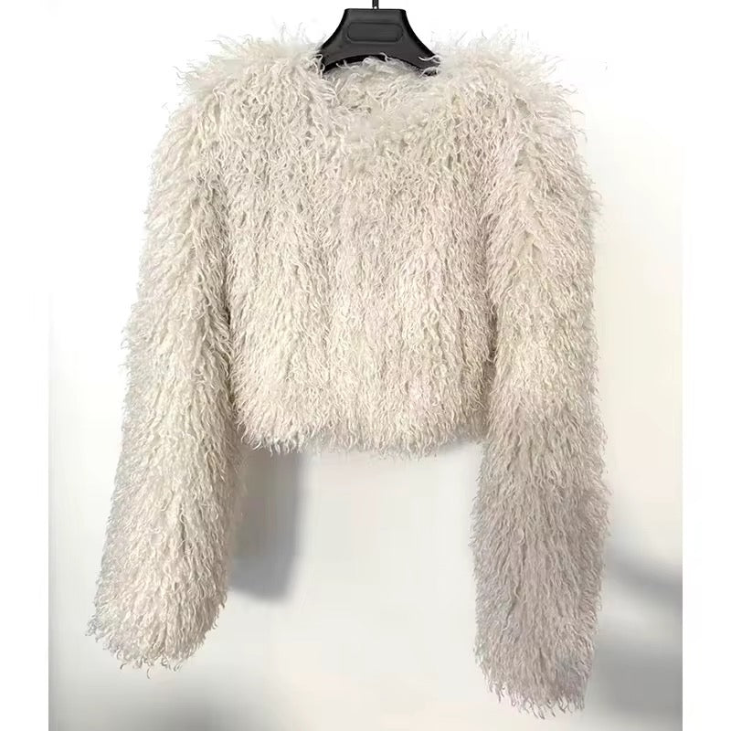 Mongolian fur jacket