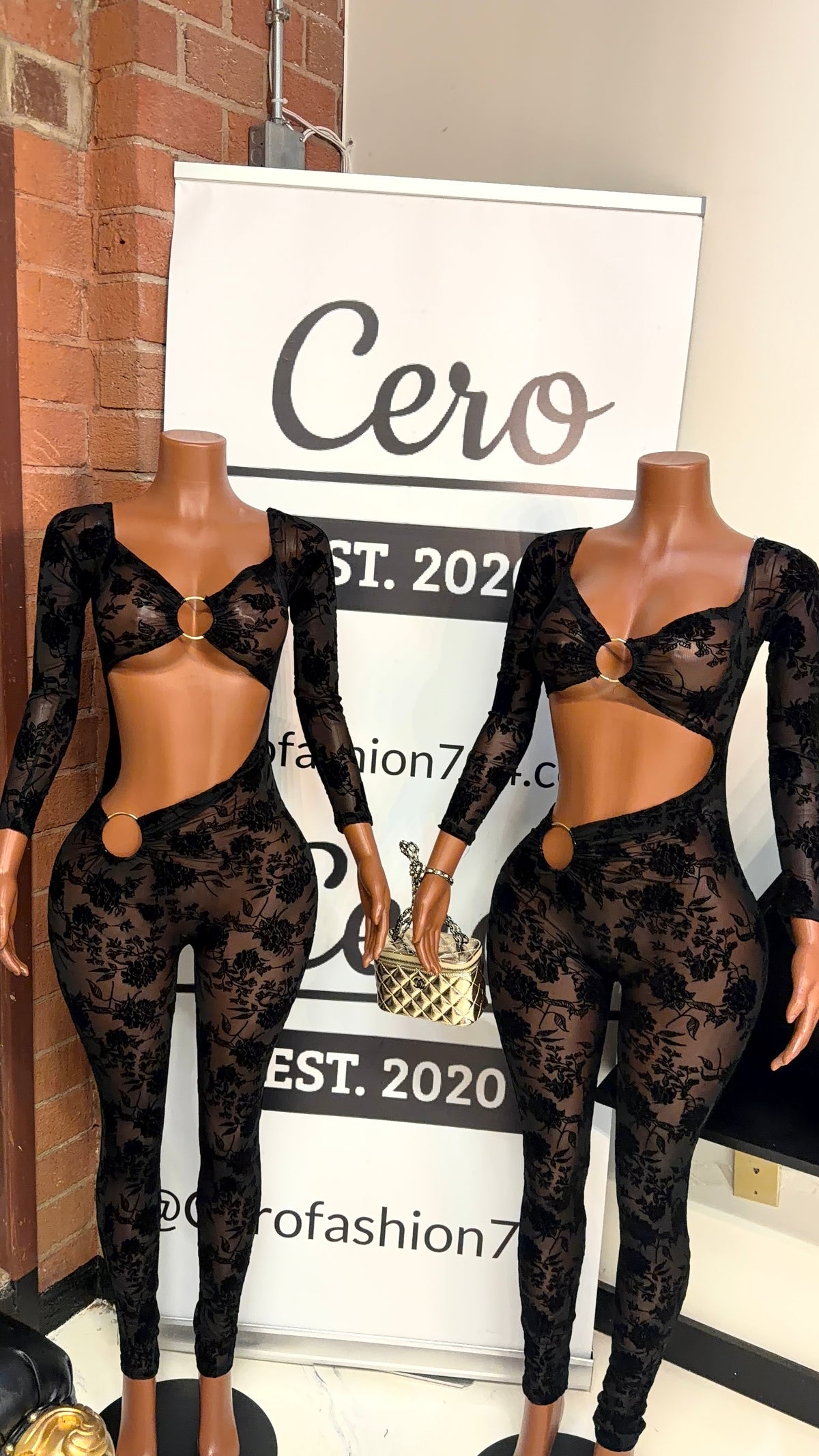 Cut out ring jumpsuit