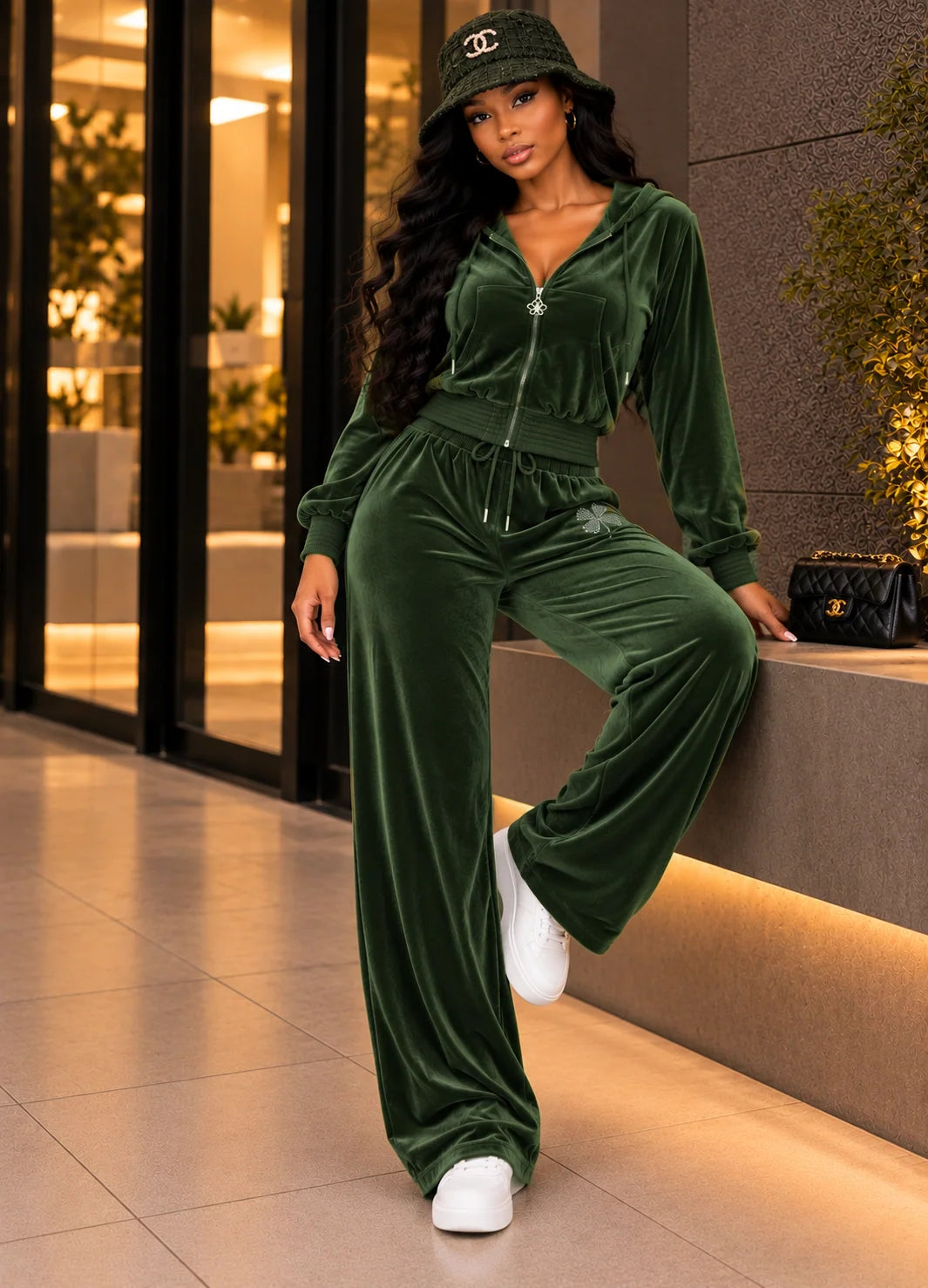 Lucky velvet set🍀