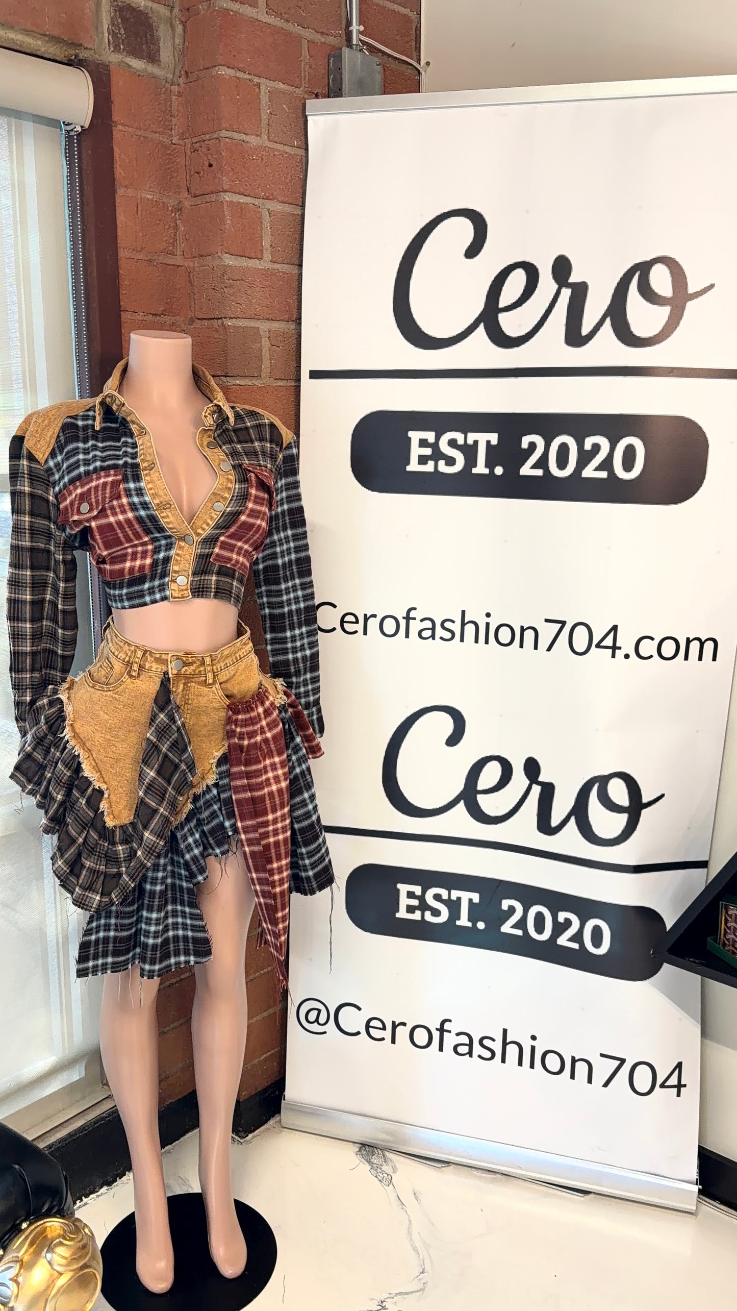 Lumberjack skirt set