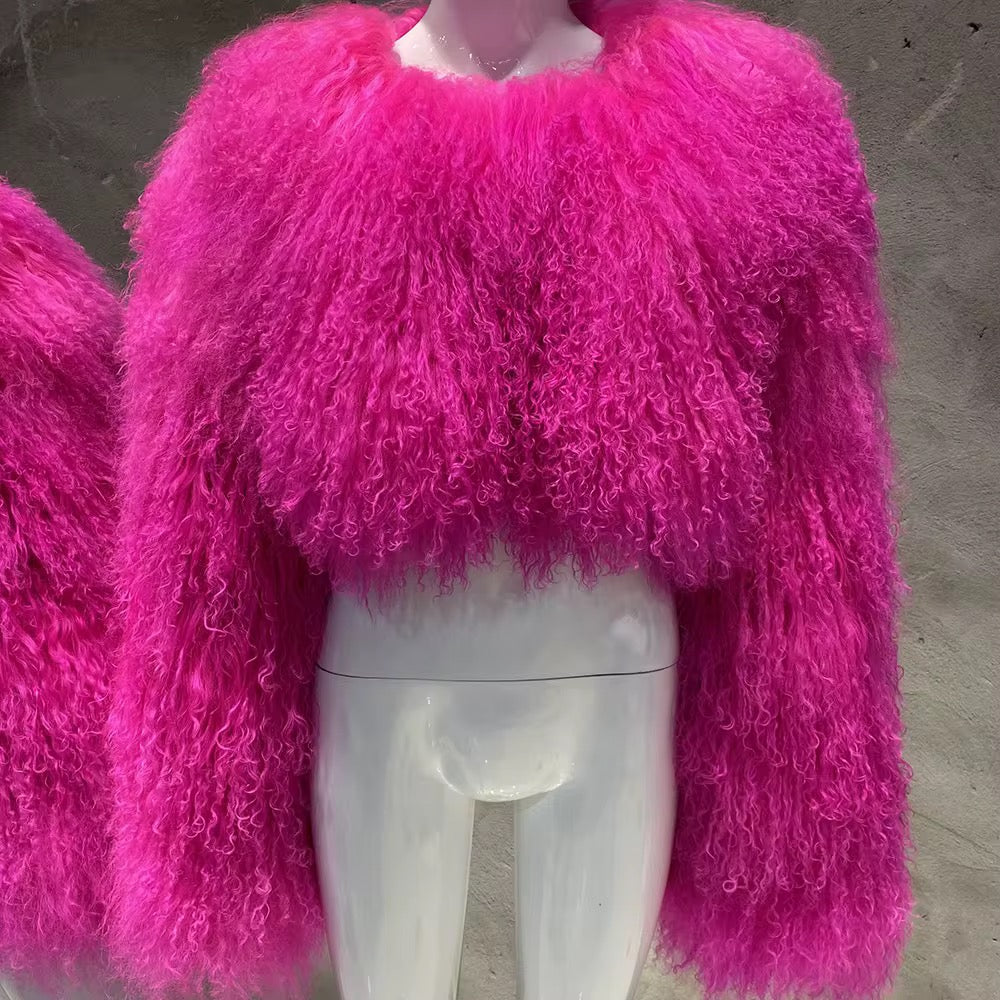 Mongolian fur jacket