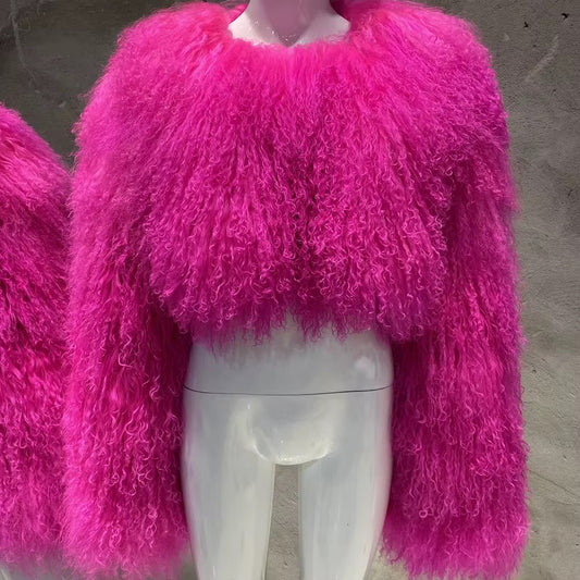 Mongolian fur jacket