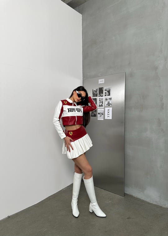 Ferrari skirt set