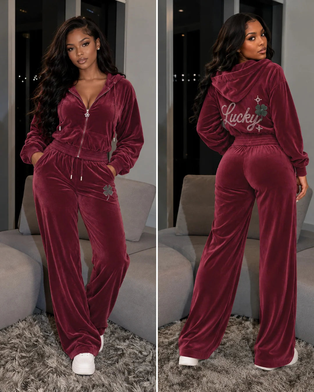 Lucky velvet set🍀