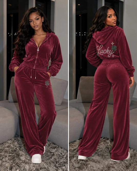 Lucky velvet set🍀