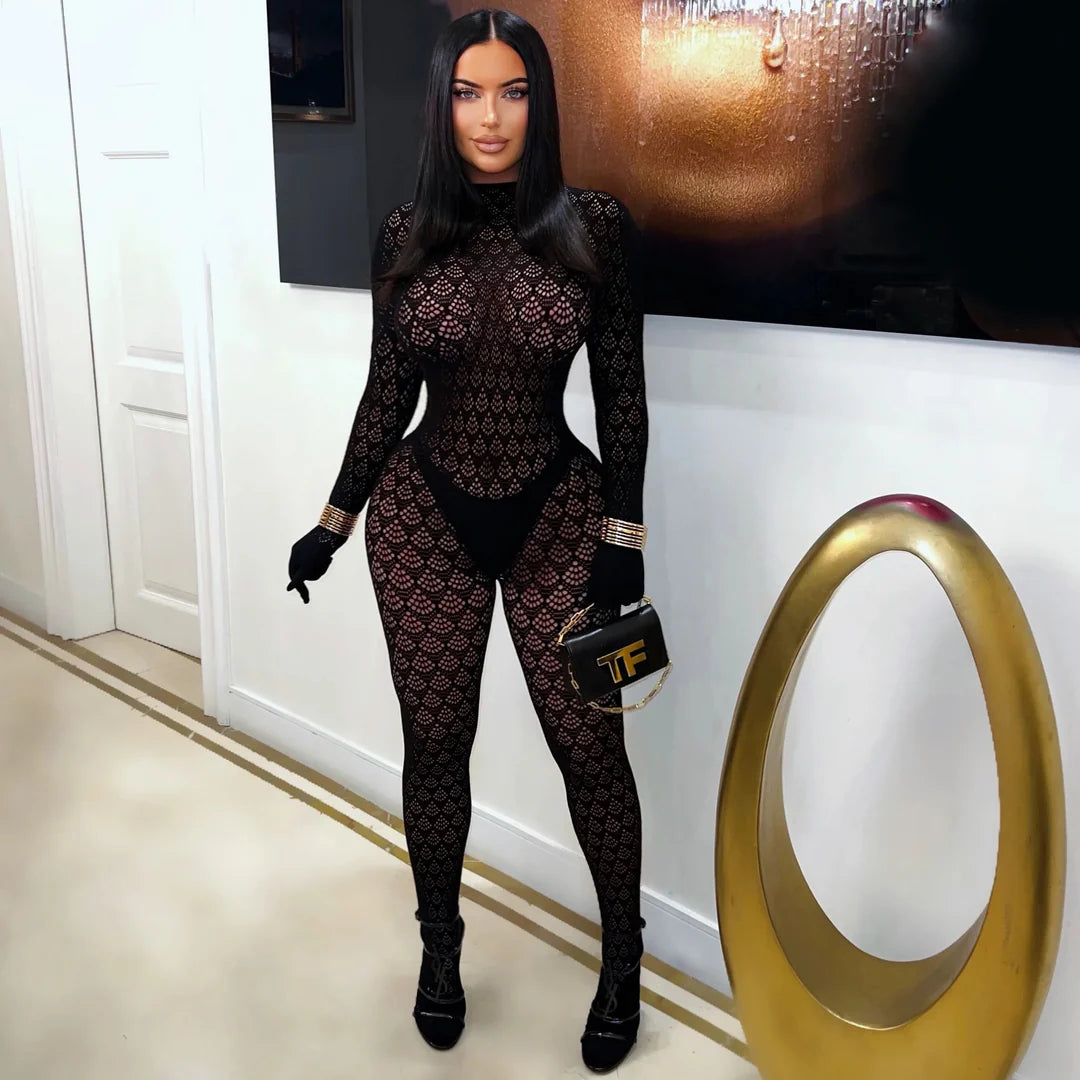 Sea shell body stocking
