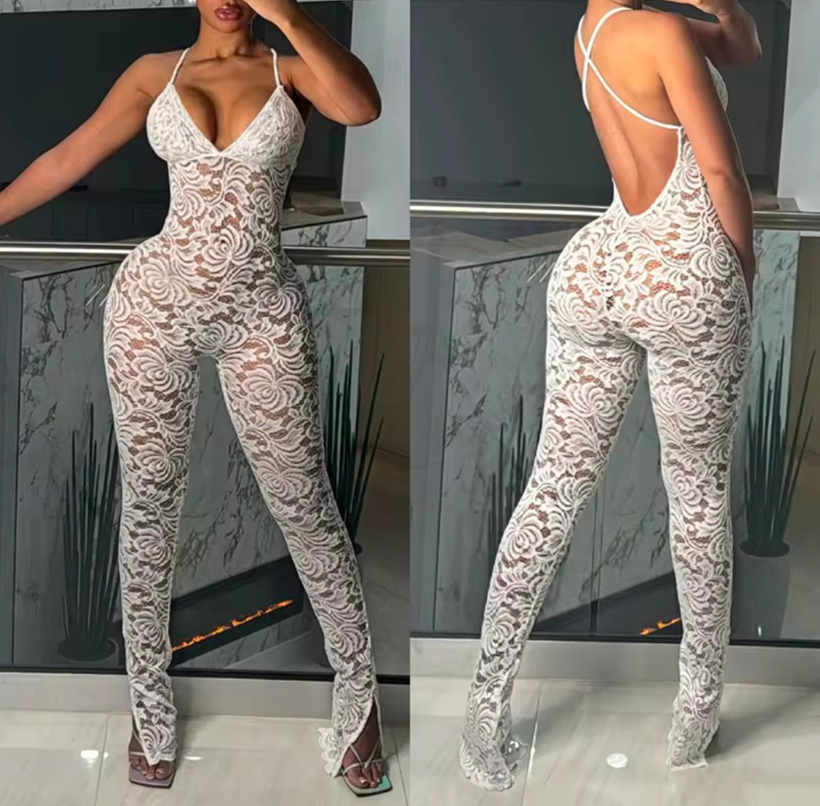 Lace jumpsuit