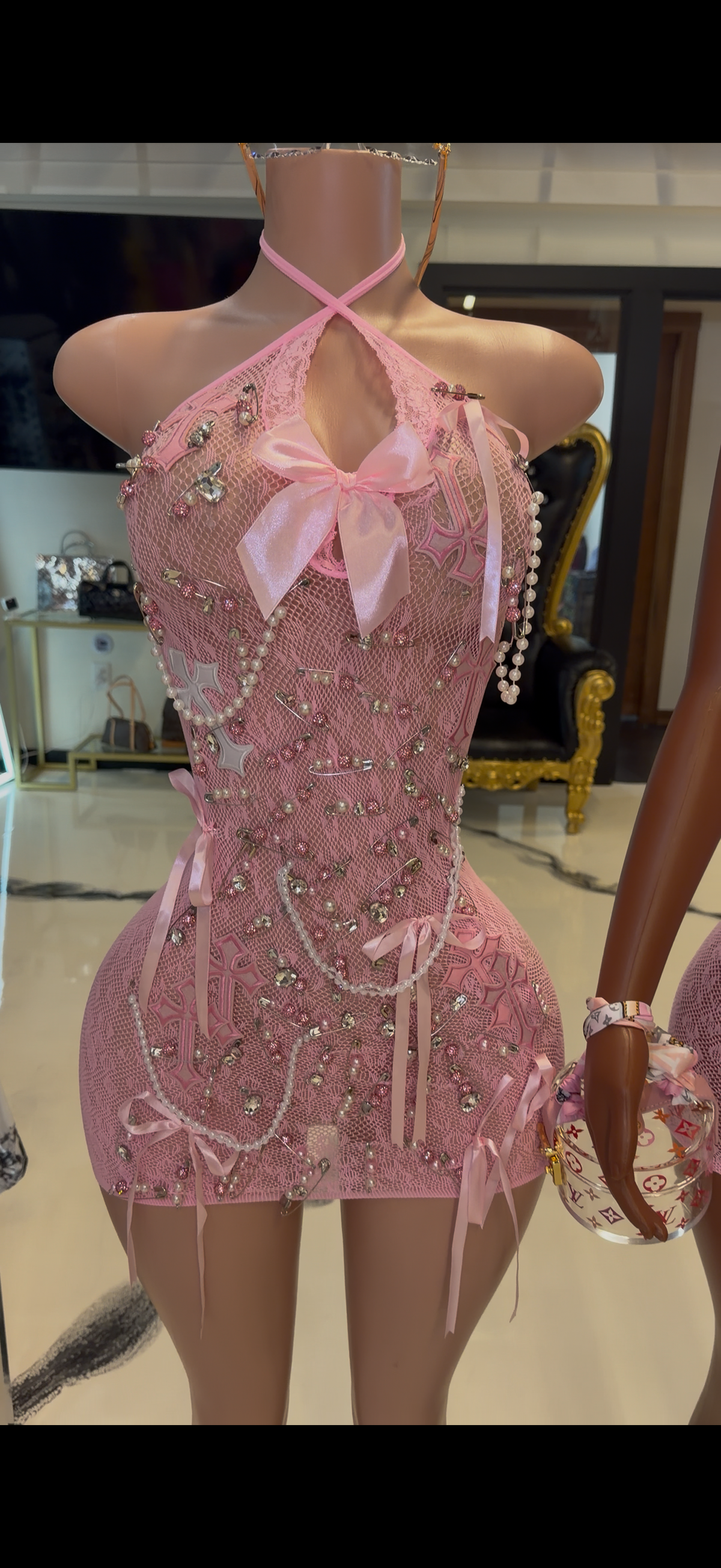 Pearl junk dress