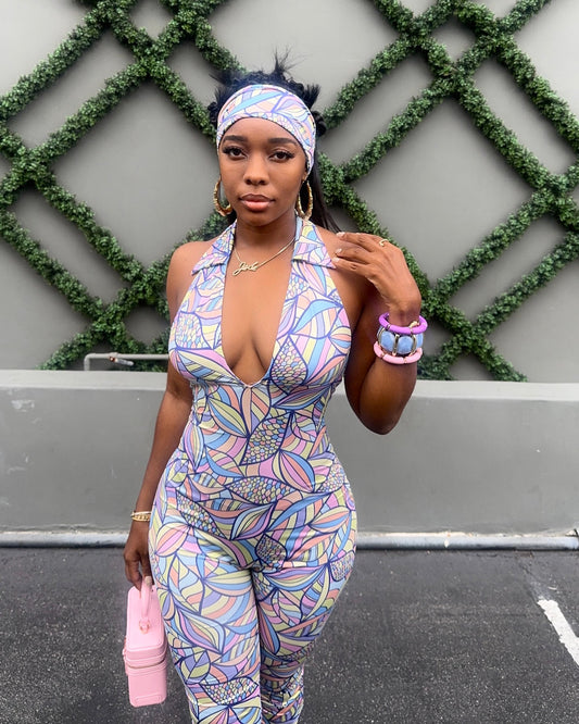 Capri romper and headband