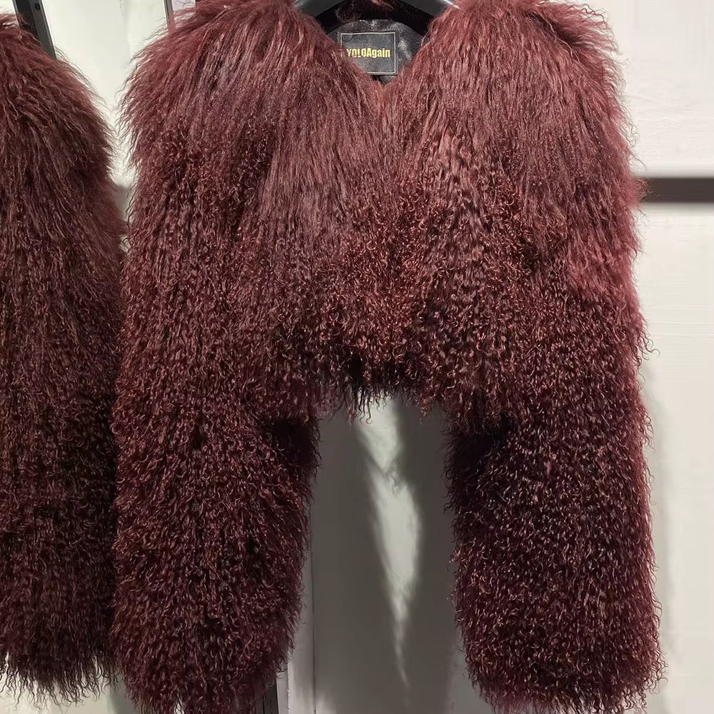 Mongolian fur jacket