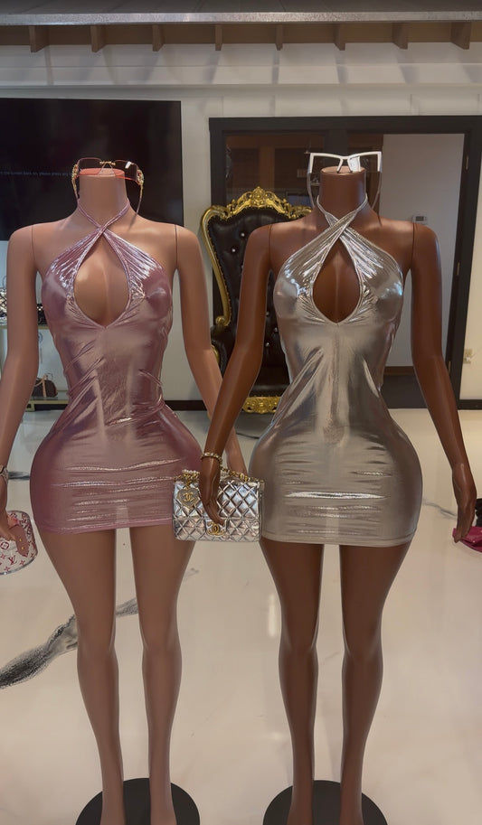 Matalic dress