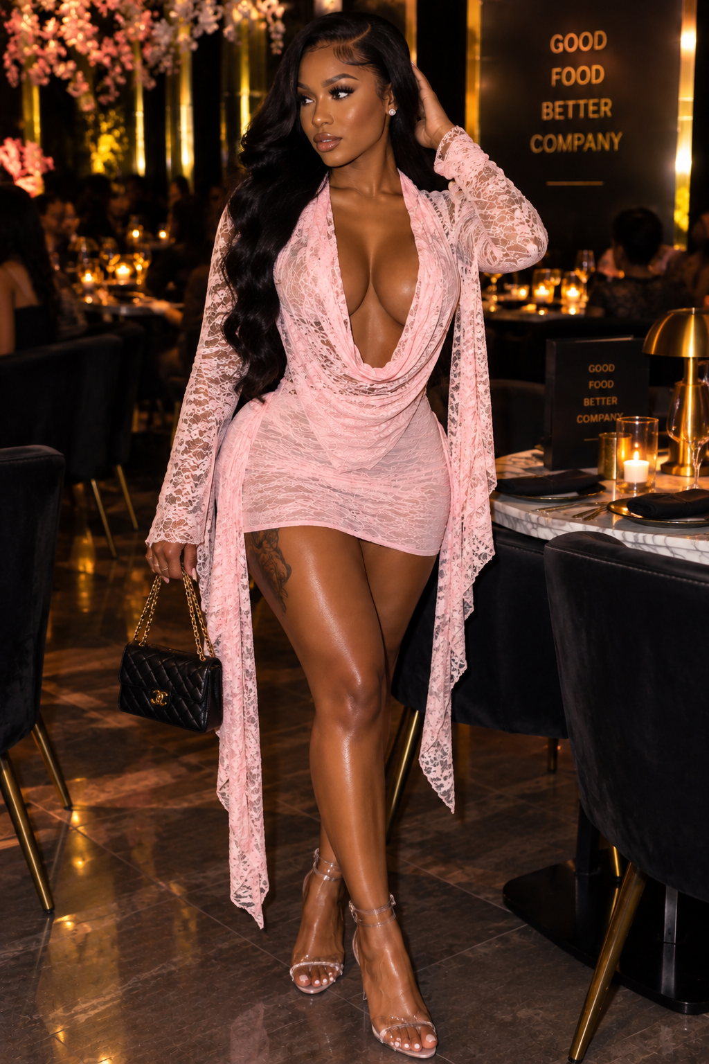 Fancy lace dress